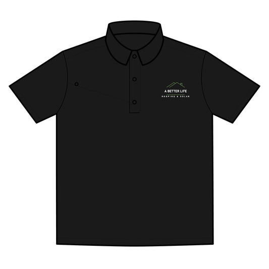 A Better Life Roofing & Solar Unisex Polo Shirt for Active Lifestyle, Perfect for Sports, Casual Wear, Golf, Outdoor Events & Team Apparel
