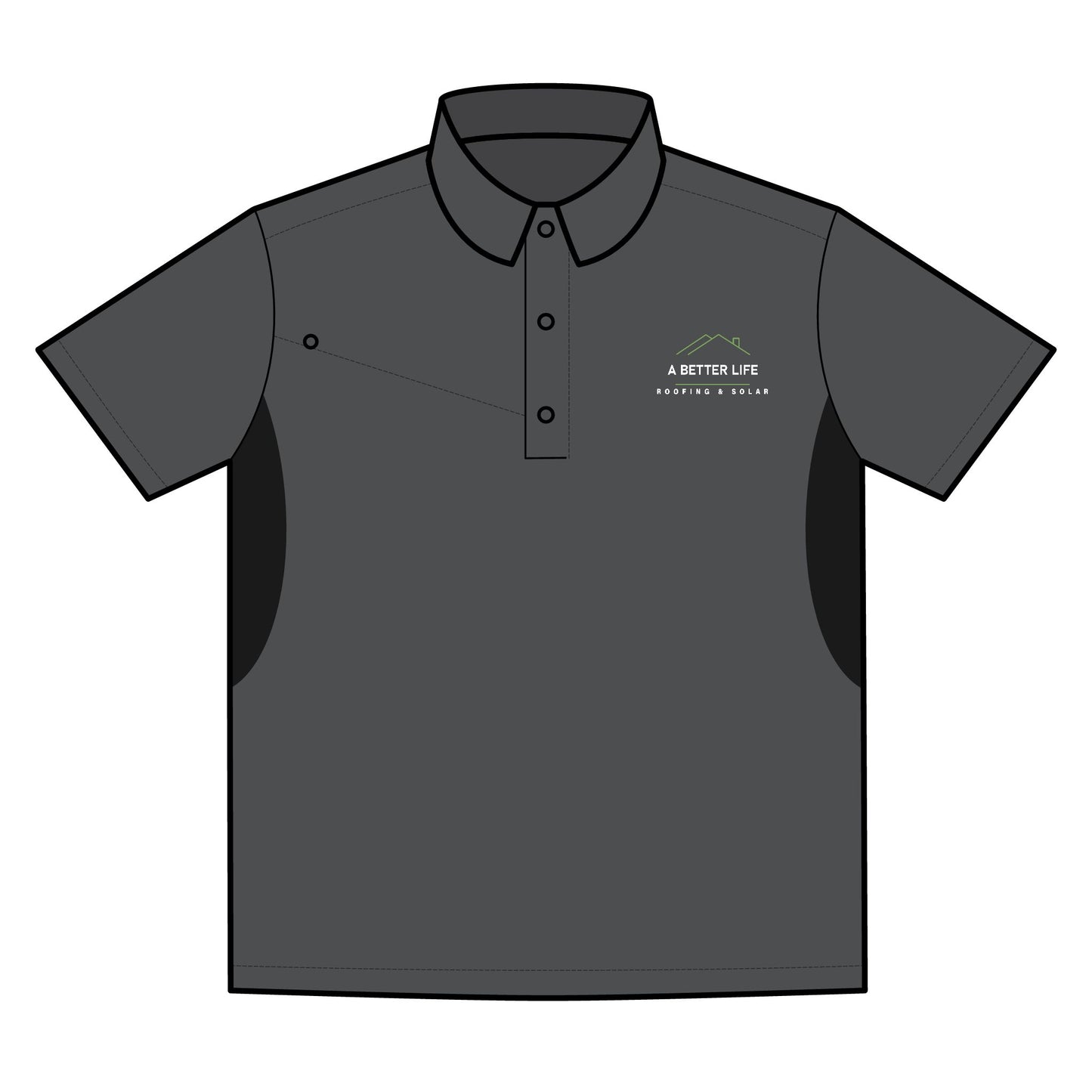 A Better Life Roofing & Solar Unisex Polo Shirt for Active Lifestyle, Perfect for Sports, Casual Wear, Golf, Outdoor Events & Team Apparel