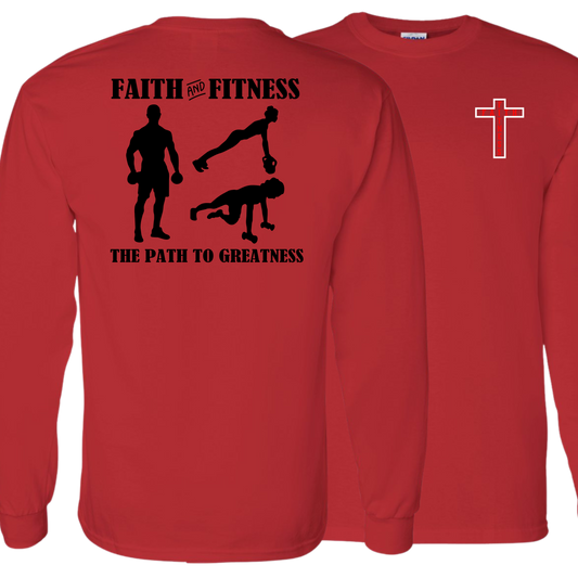 Faith and Fitness - DryBlend Gildan 8400 LongSleeve