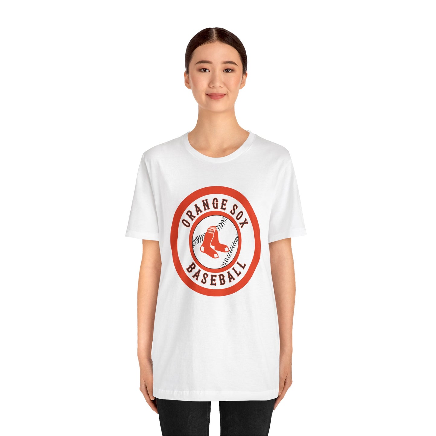 Orange Sox Short Sleeve Tee