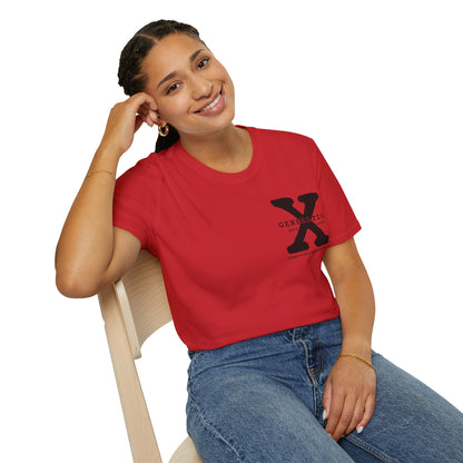 Generation X Softstyle T-Shirt Front and Back Print