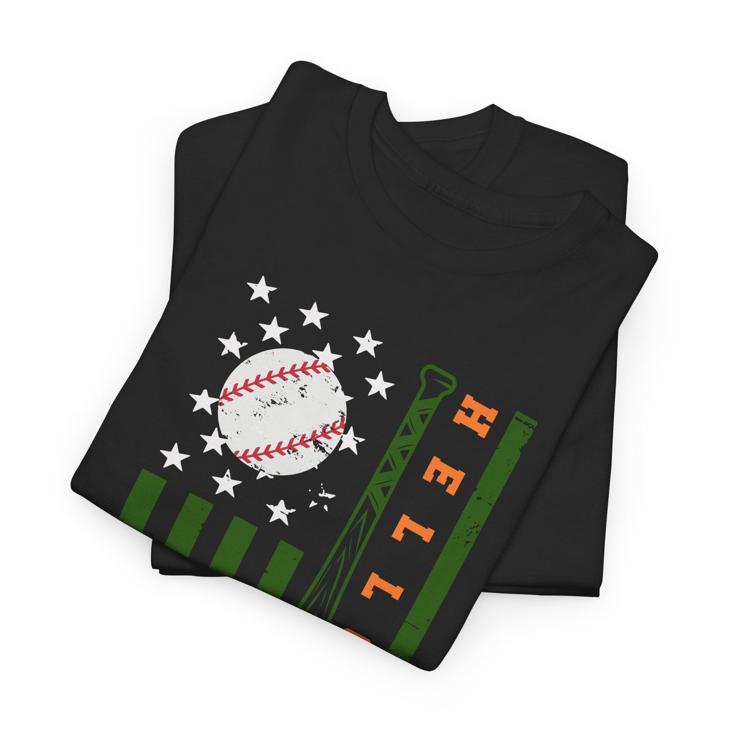 Hellcats Baseball Flag Unisex Heavy Cotton Tee