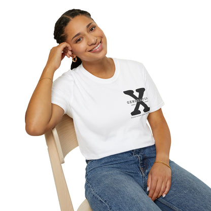 Generation X Softstyle T-Shirt Front and Back Print