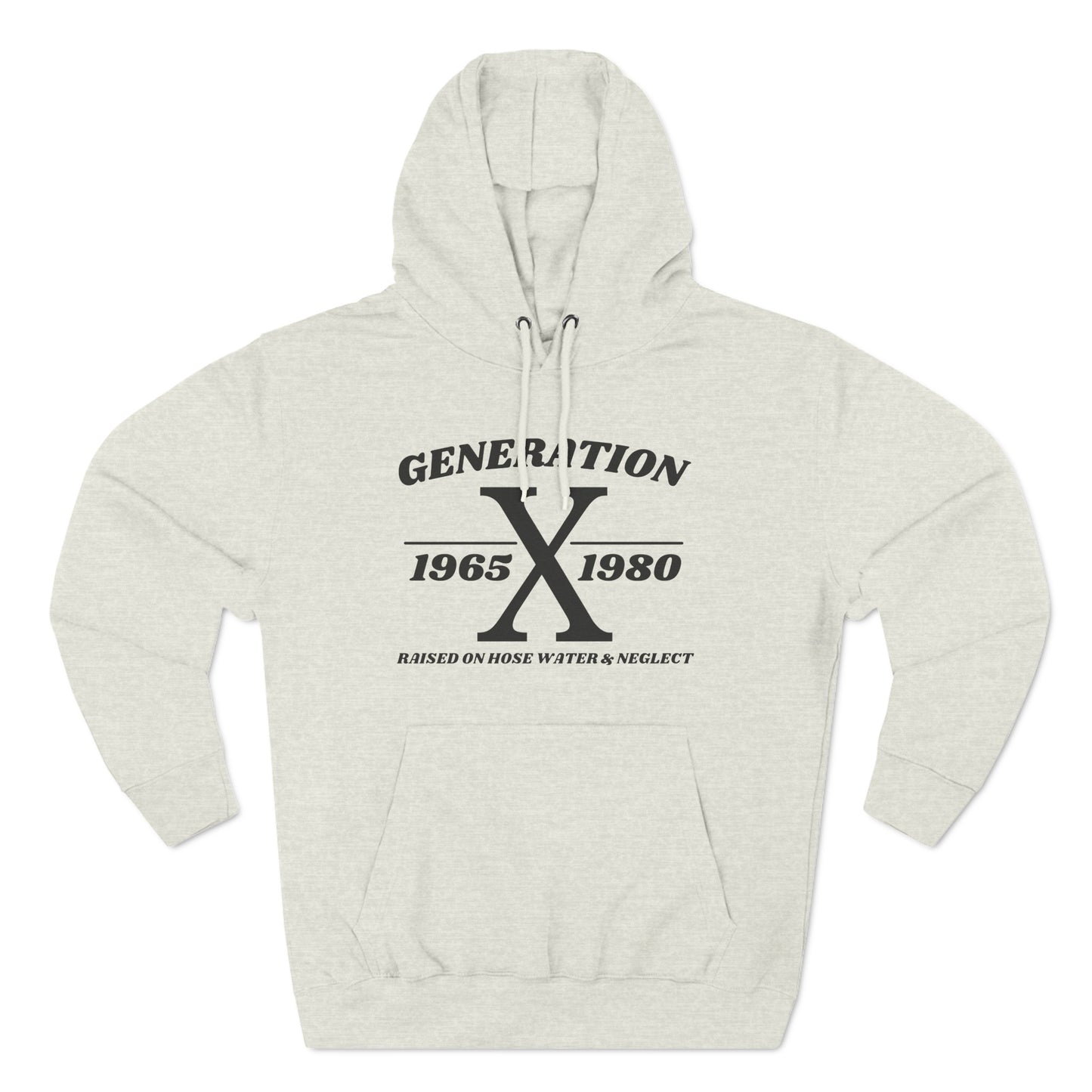 Generation X Three-Panel Fleece Hoodie