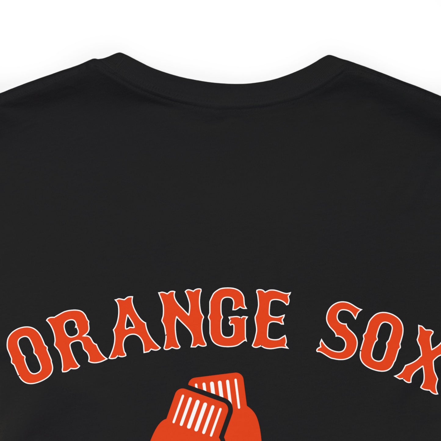 Orange Sox Front/Back Design Unisex Jersey Short Sleeve Tee