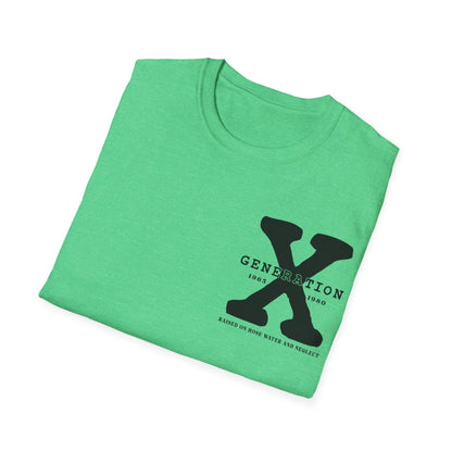 Generation X Softstyle T-Shirt Front and Back Print