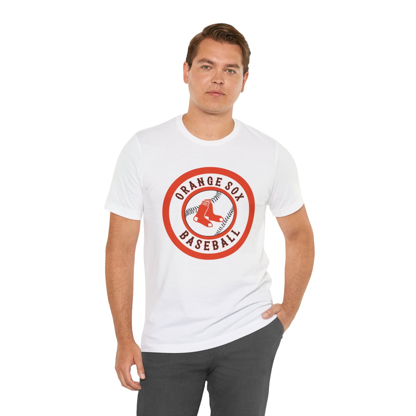 Orange Sox Short Sleeve Tee