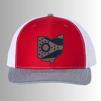 Ohio State Flag Custom Patch Hat