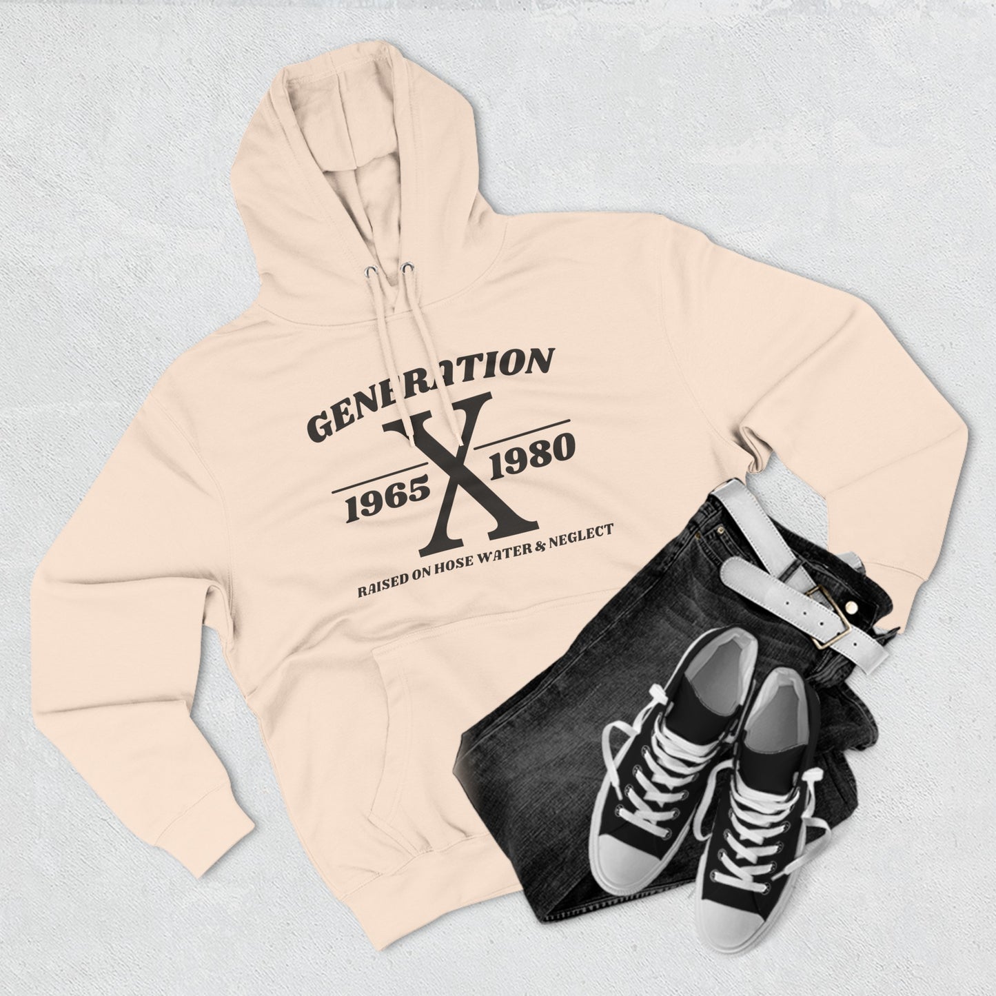 Generation X Three-Panel Fleece Hoodie