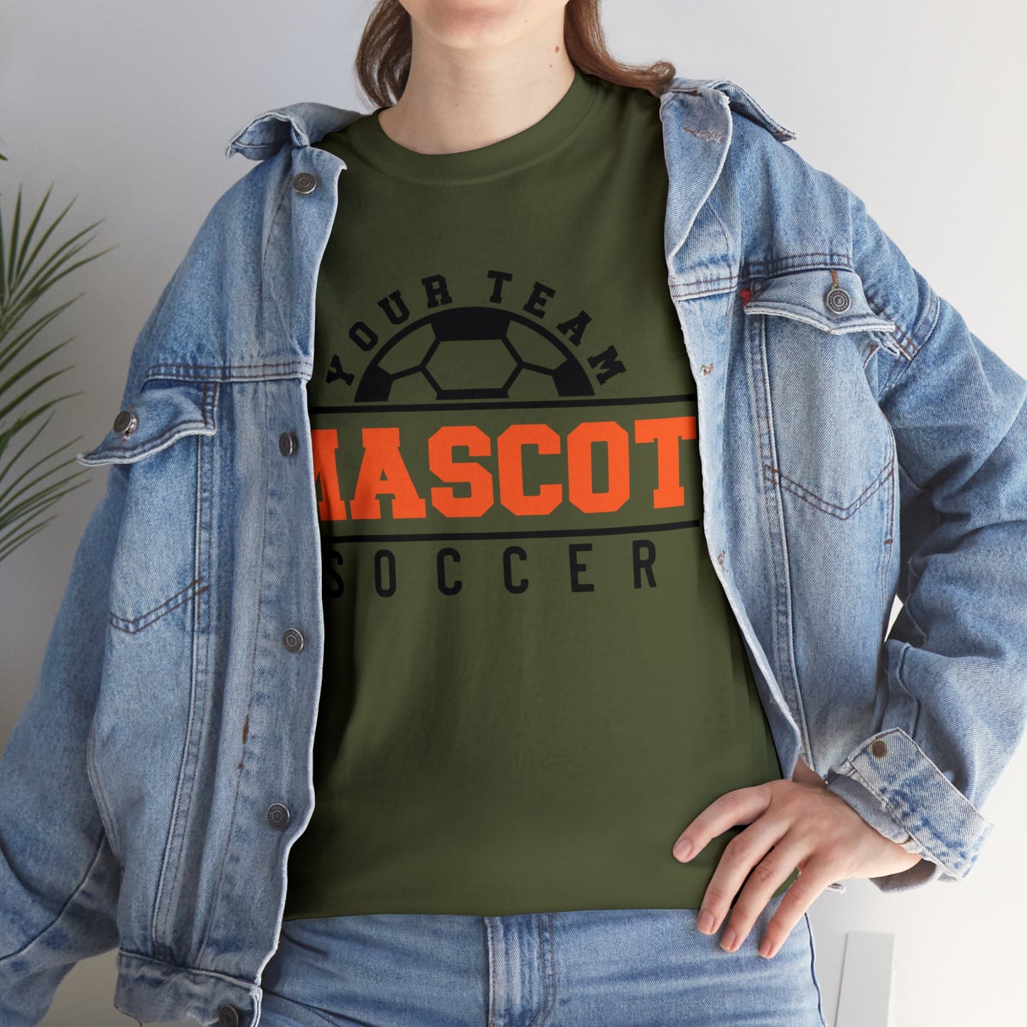 Custom School and Mascot SOCCER T-Shirt