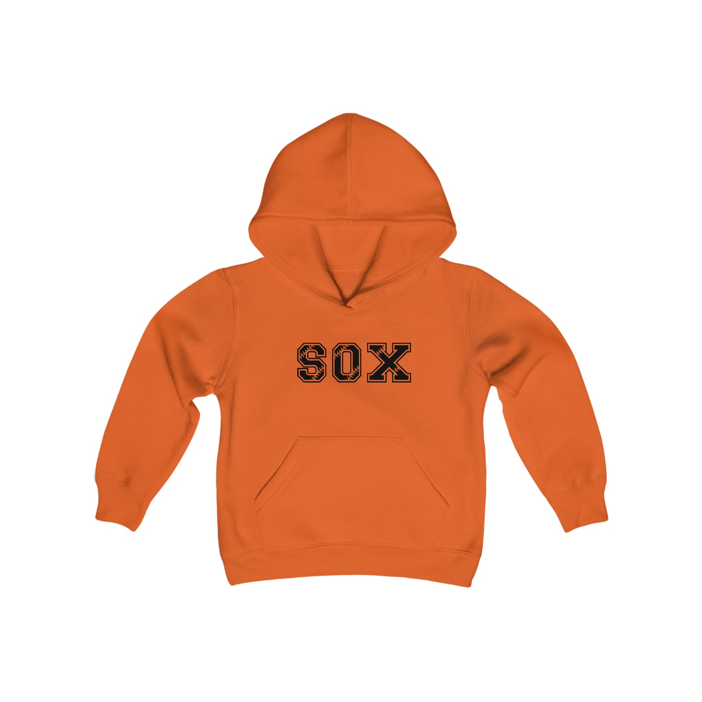 Orange Sox Youth Heavy Blend Hooded Sweatshirt