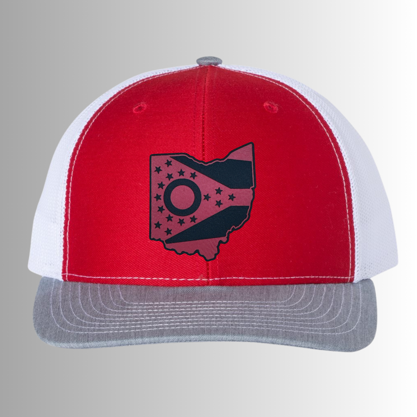 Ohio State Flag Custom Patch Hat