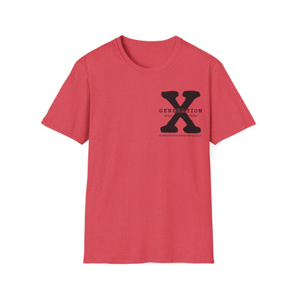 Generation X Softstyle T-Shirt Front and Back Print