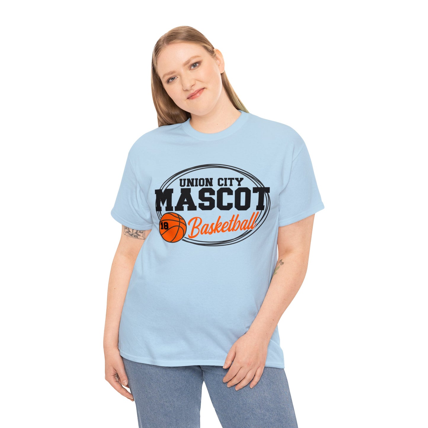 Custom School and Mascot BASKETBALL T-Shirt