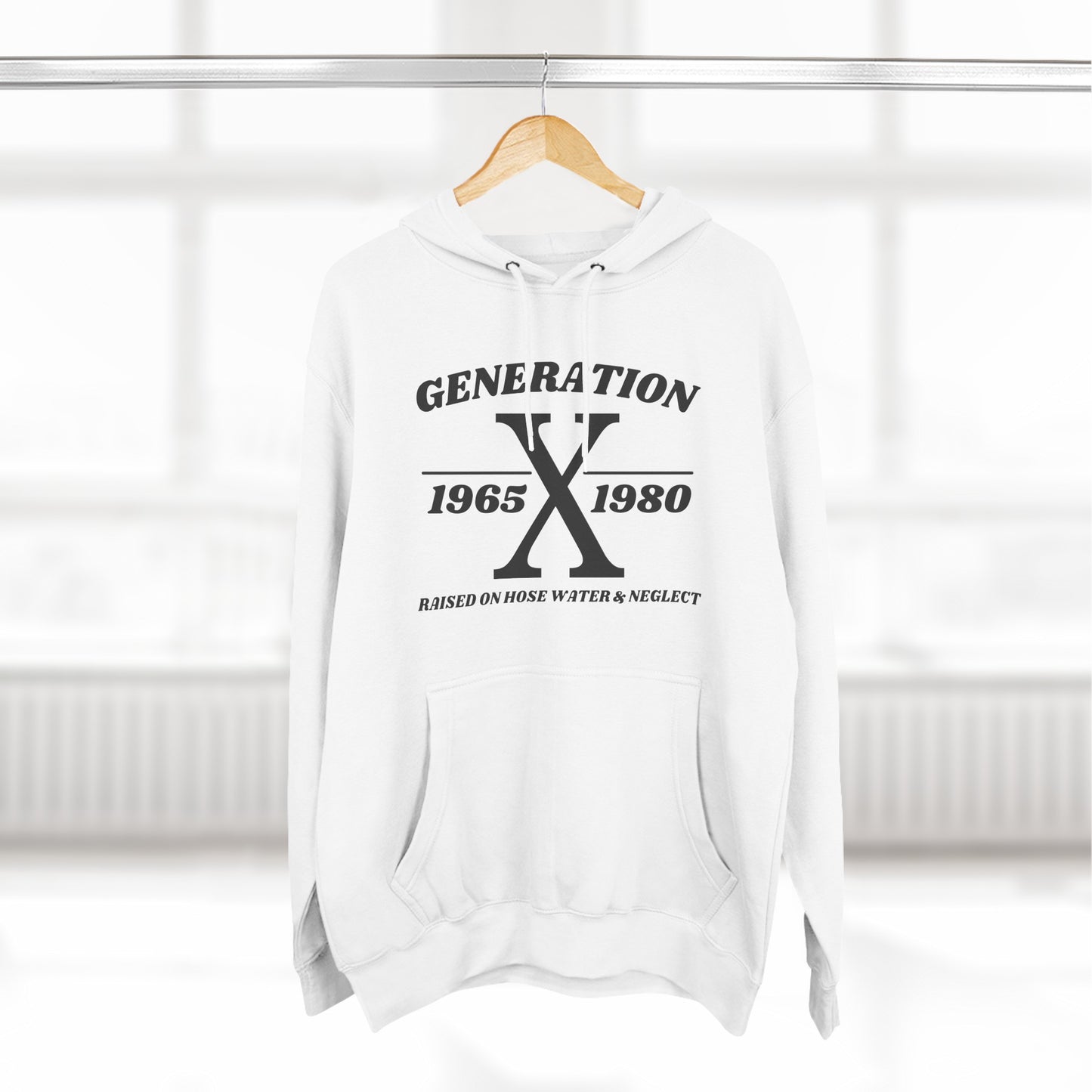 Generation X Three-Panel Fleece Hoodie