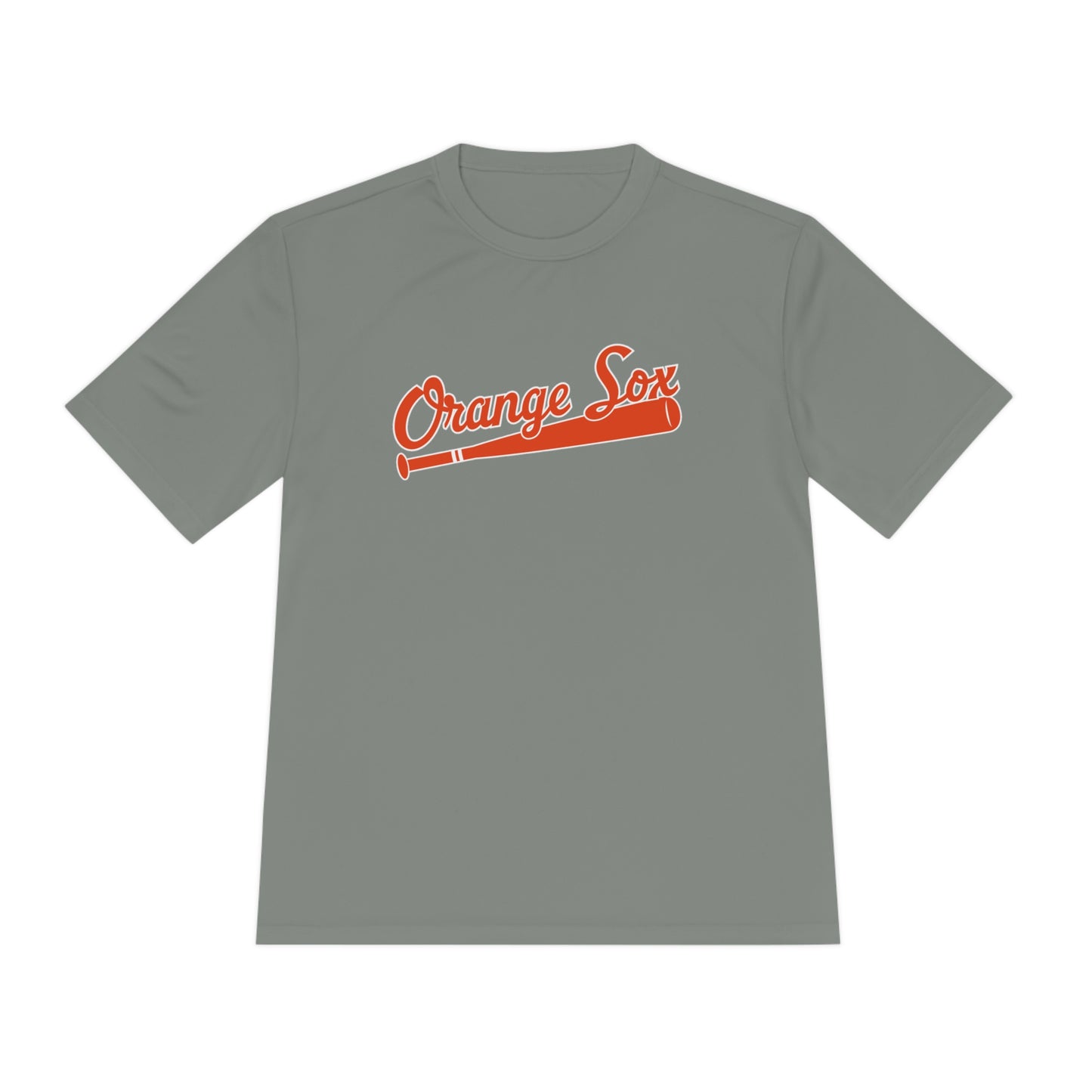 Orange Sox Baseball Unisex Moisture Wicking Tee