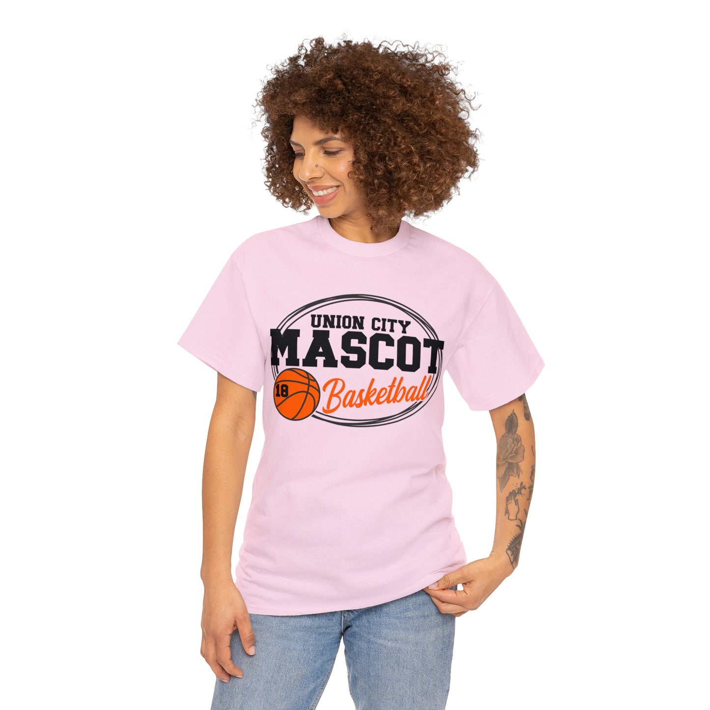 Custom School and Mascot BASKETBALL T-Shirt