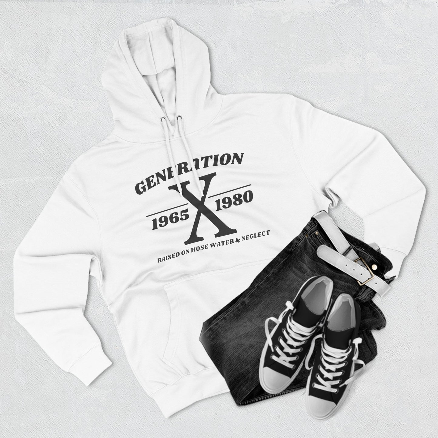 Generation X Three-Panel Fleece Hoodie