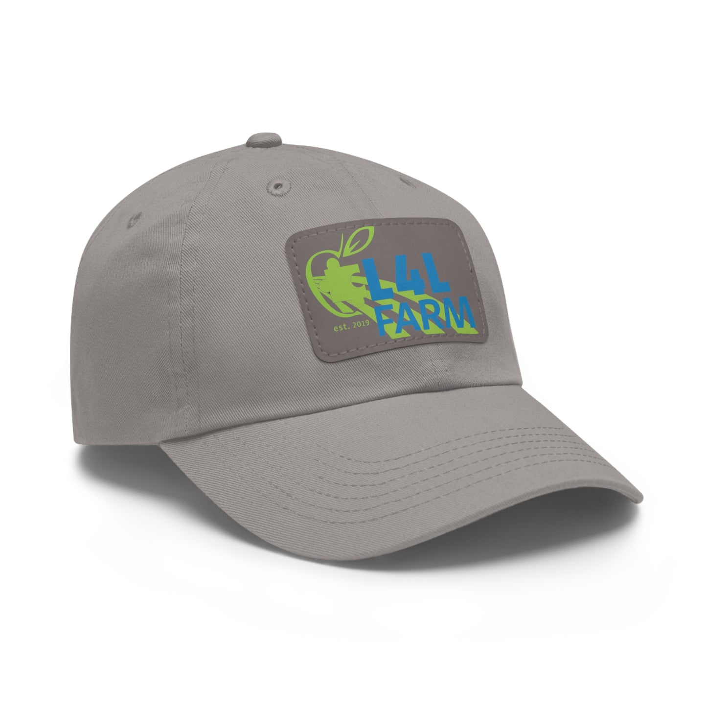 L4L Farm Dad Hat with Leather Patch (Rectangle)