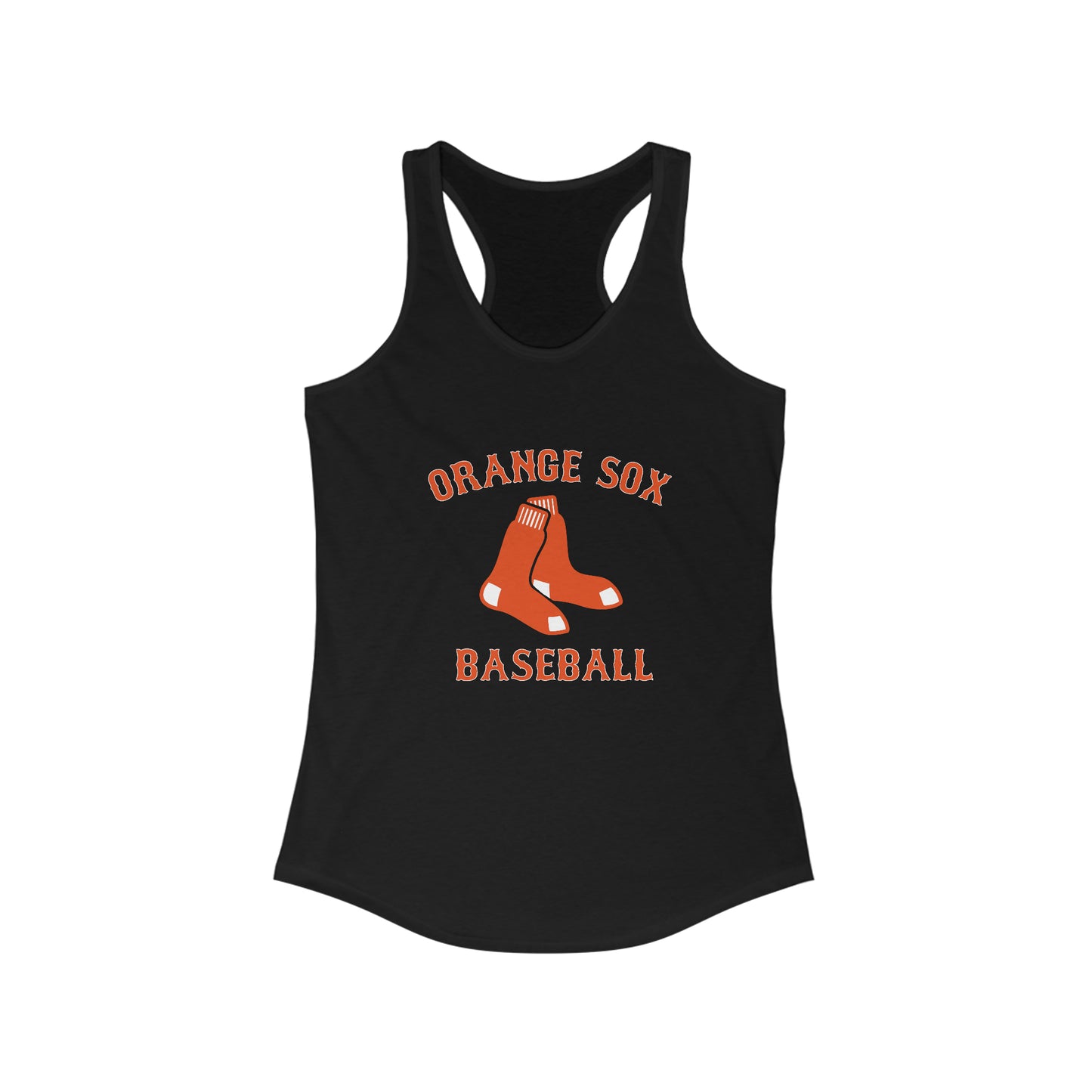 Orange Sox Women's Ideal Racerback Tank