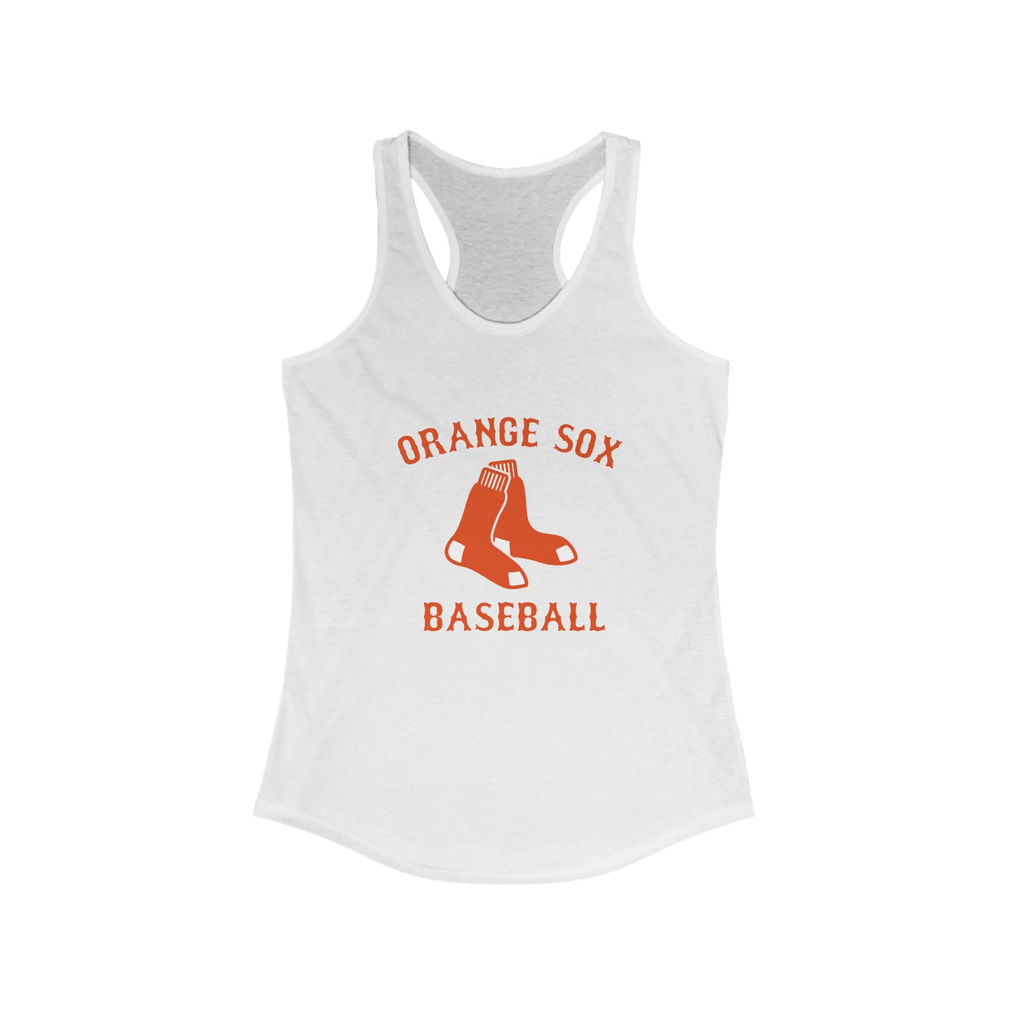 Orange Sox Women's Ideal Racerback Tank