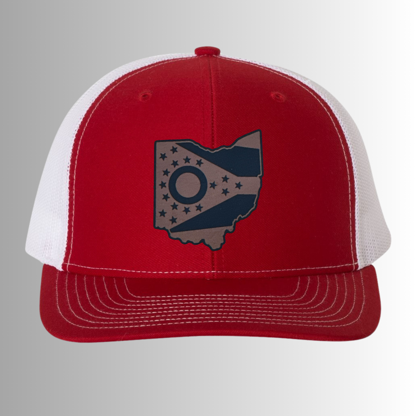 Ohio State Flag Custom Patch Hat