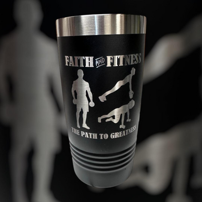 Faith and Fitness Tumbler