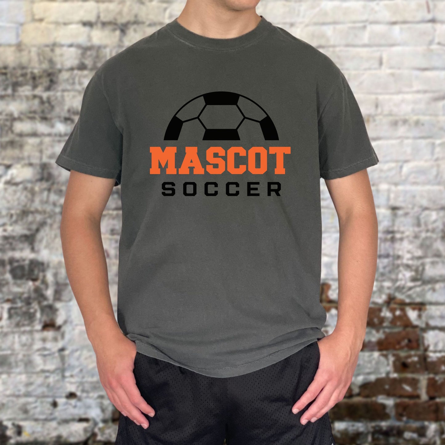 Custom School and Mascot SOCCER T-Shirt