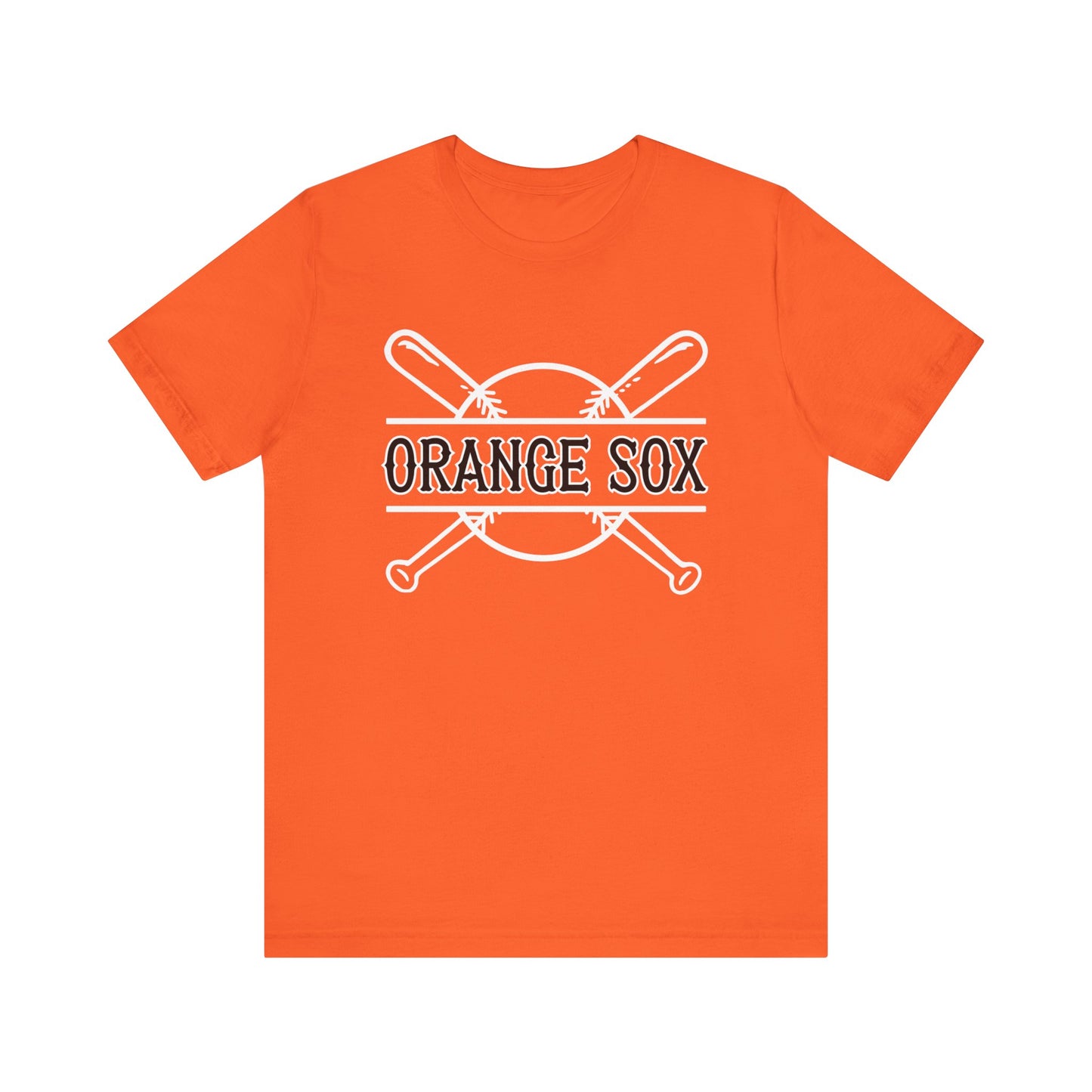 Orange Sox Short Sleeve Tee