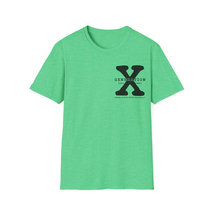 Generation X Softstyle T-Shirt Front and Back Print