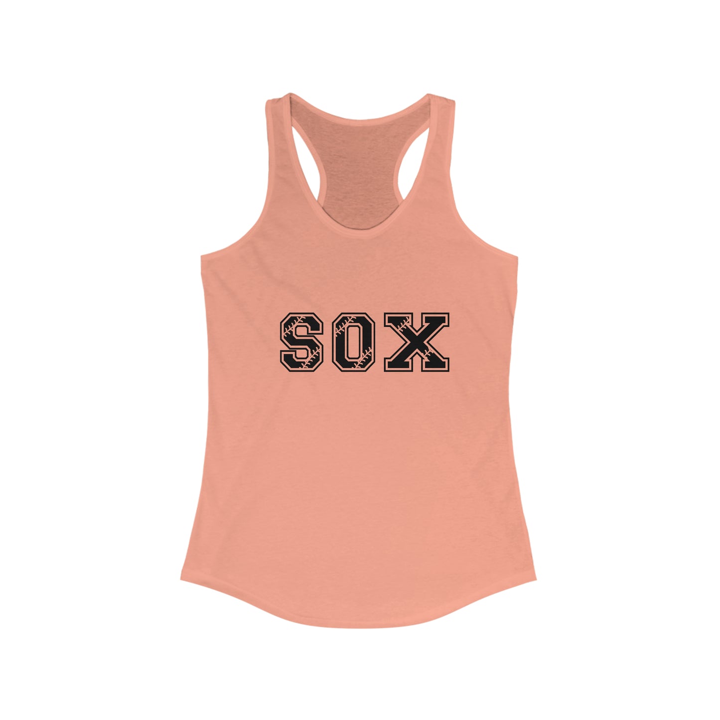 Orange Sox Women's Ideal Racerback Tank