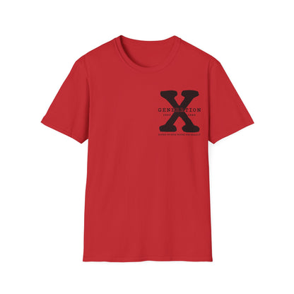 Generation X Softstyle T-Shirt Front and Back Print