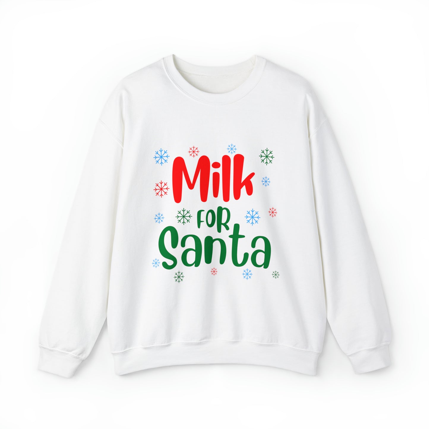 Milk for Santa Christmas Crewneck Sweatshirt