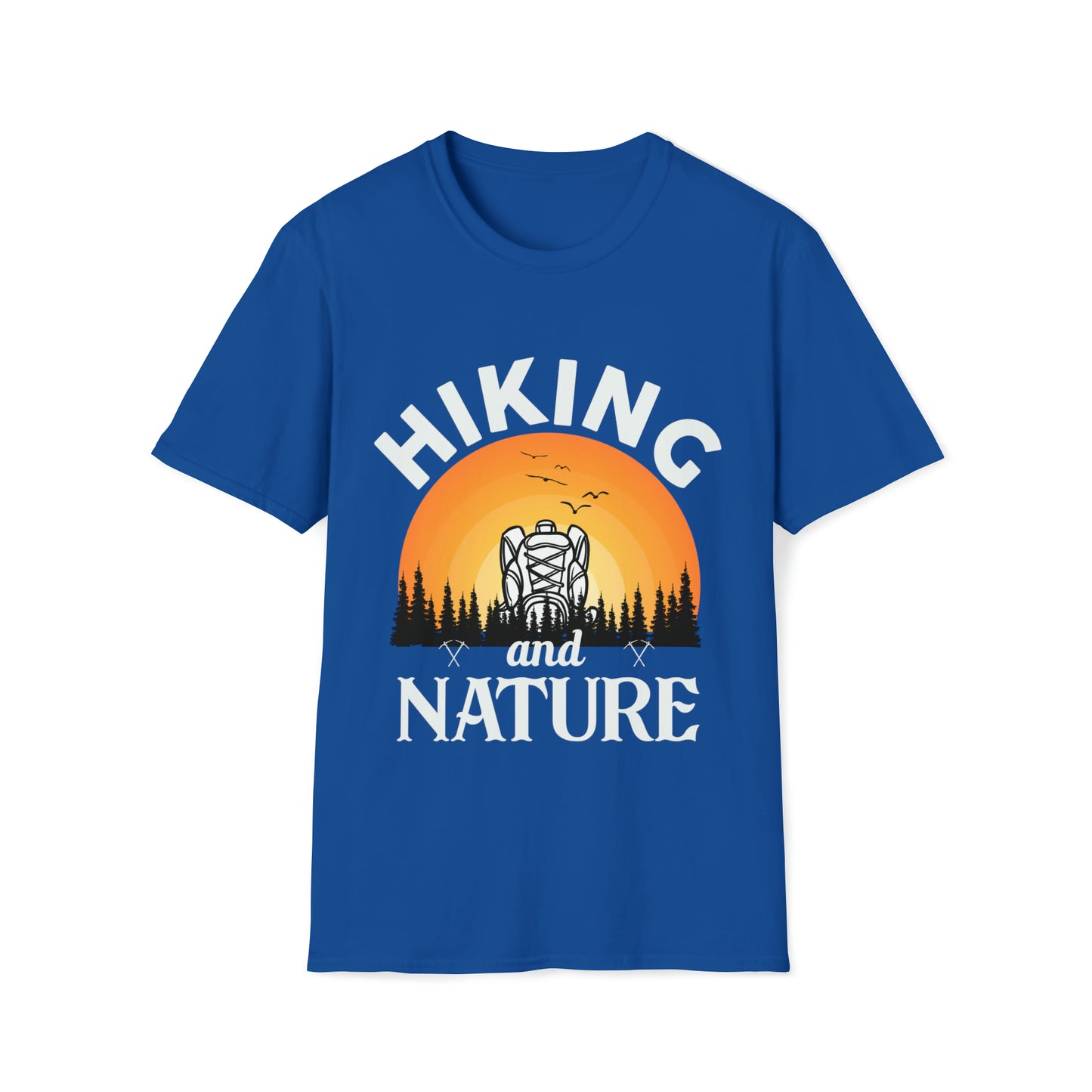 Hiking Nature Graphic Tee Unisex Softstyle T-Shirt