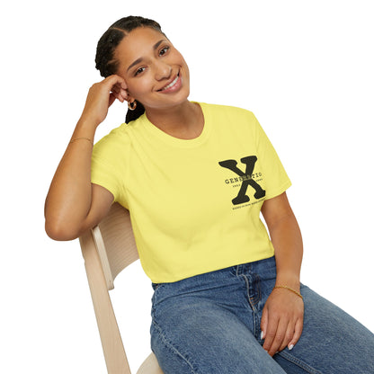 Generation X Softstyle T-Shirt Front and Back Print