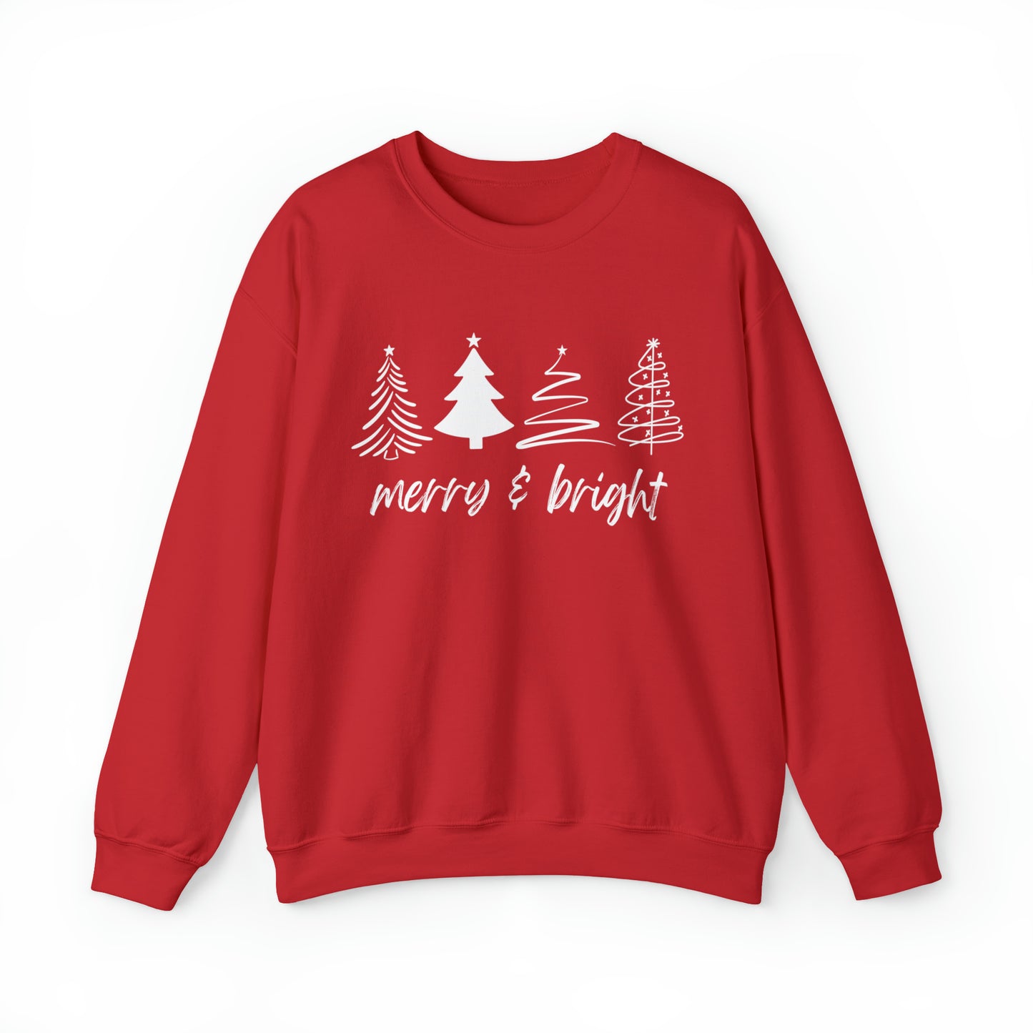 Merry and Bright Christmas Crewneck Sweatshirt