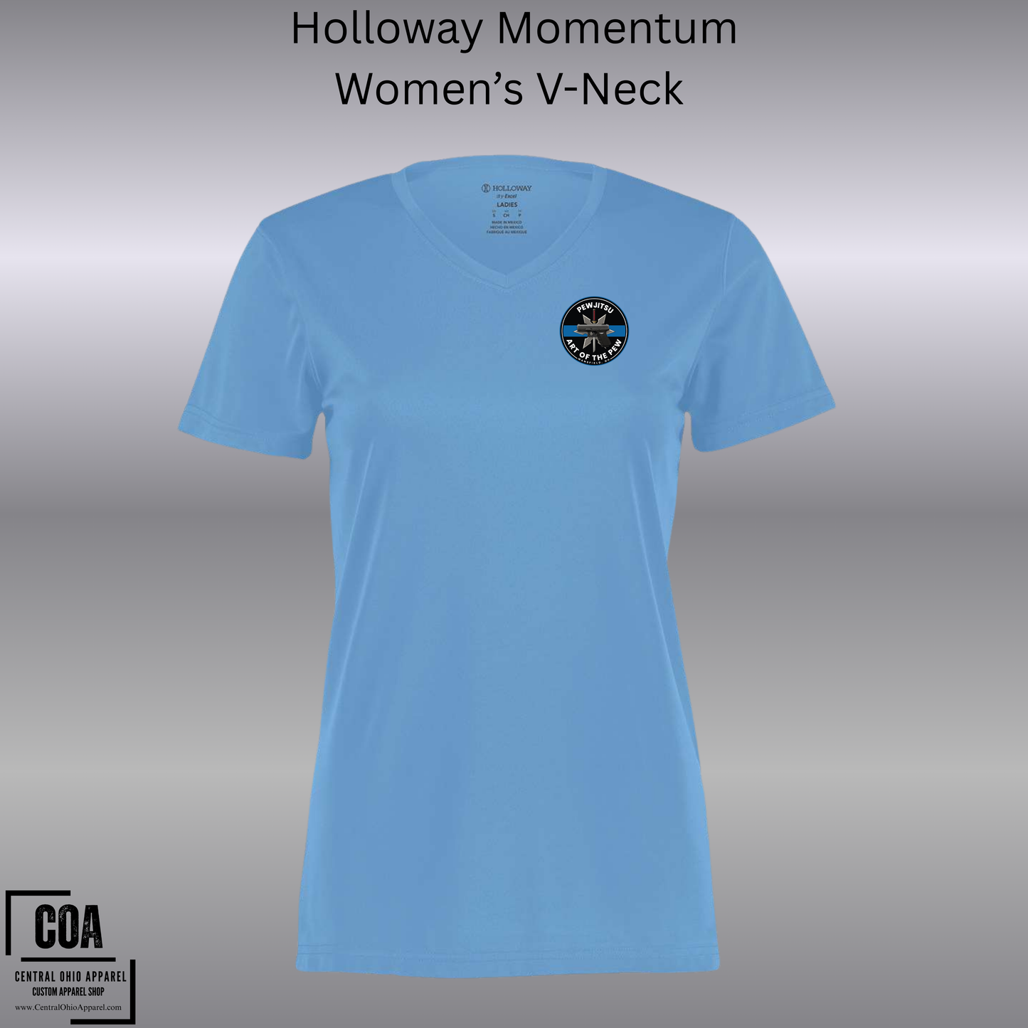 PEWJITSU Momentum Women's V-Neck Tee 222820