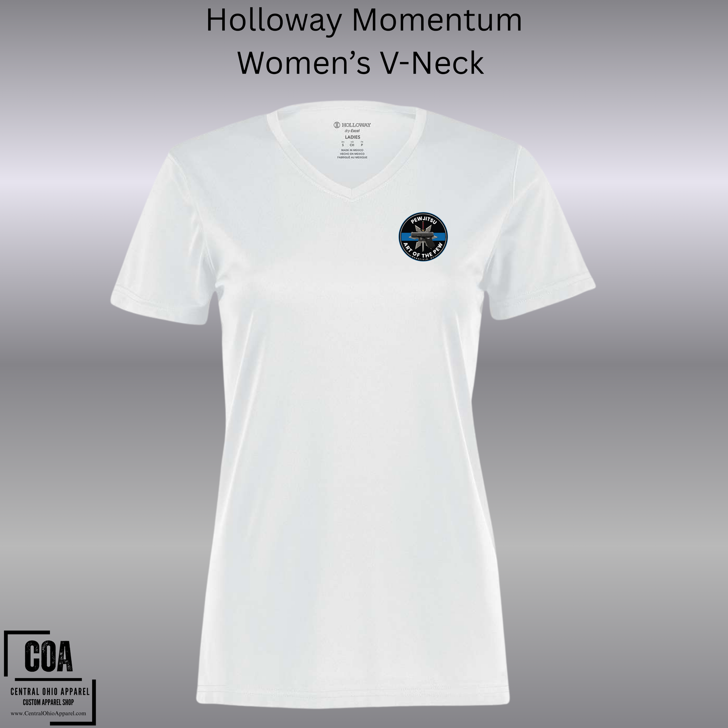 PEWJITSU Momentum Women's V-Neck Tee 222820