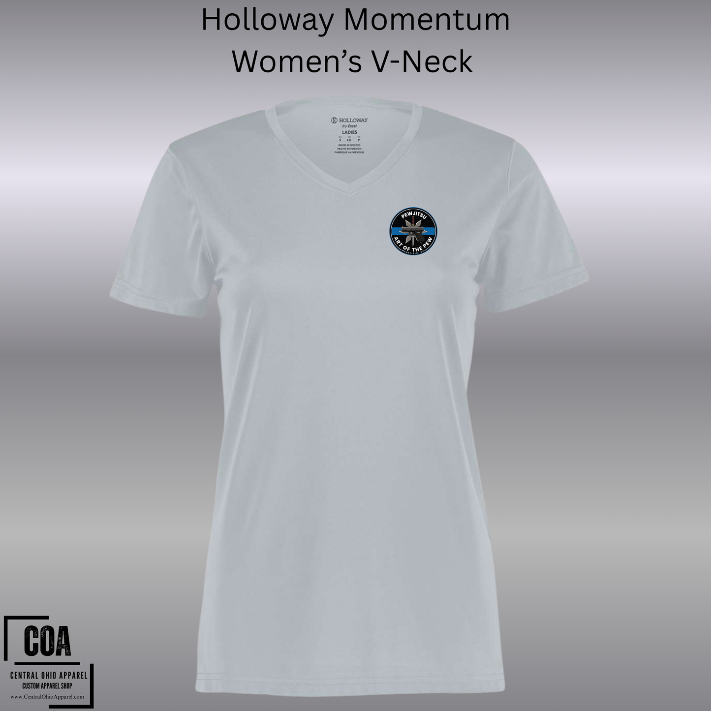 PEWJITSU Momentum Women's V-Neck Tee 222820