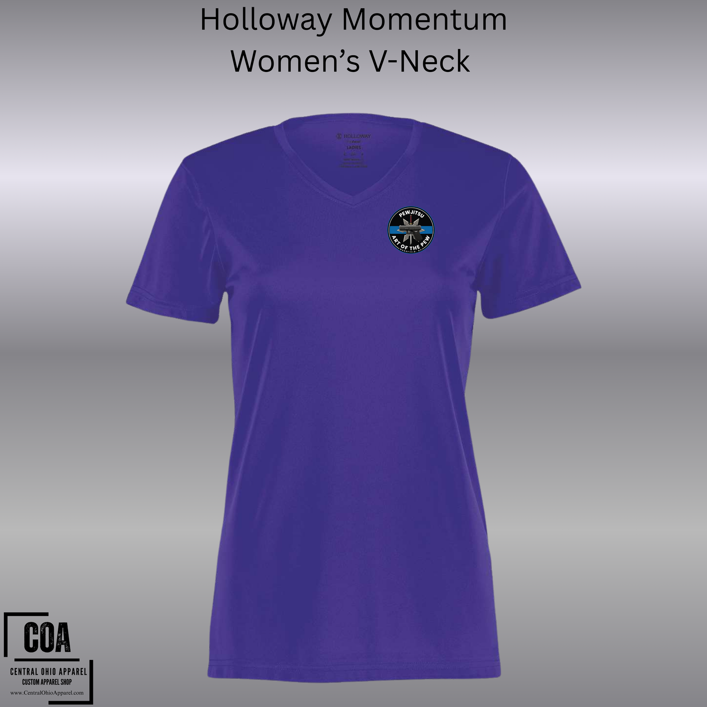 PEWJITSU Momentum Women's V-Neck Tee 222820