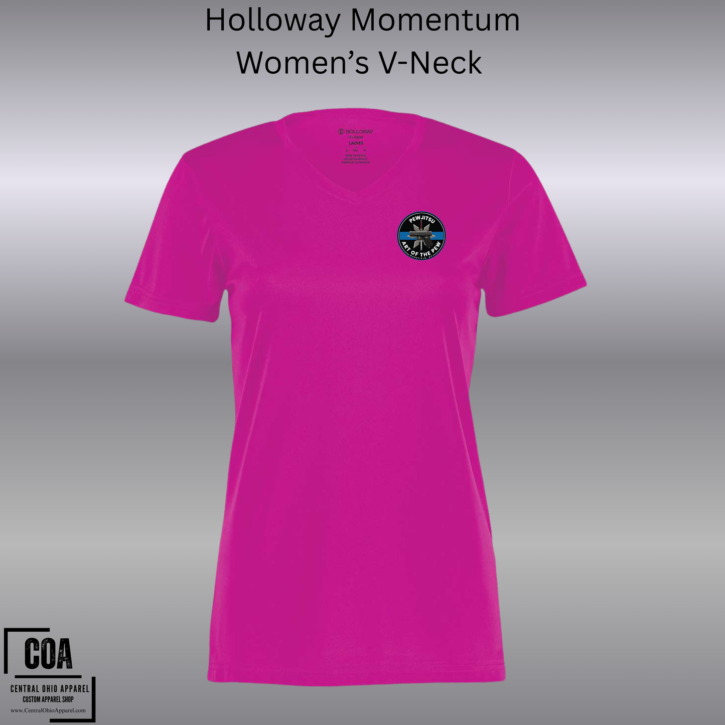 PEWJITSU Momentum Women's V-Neck Tee 222820
