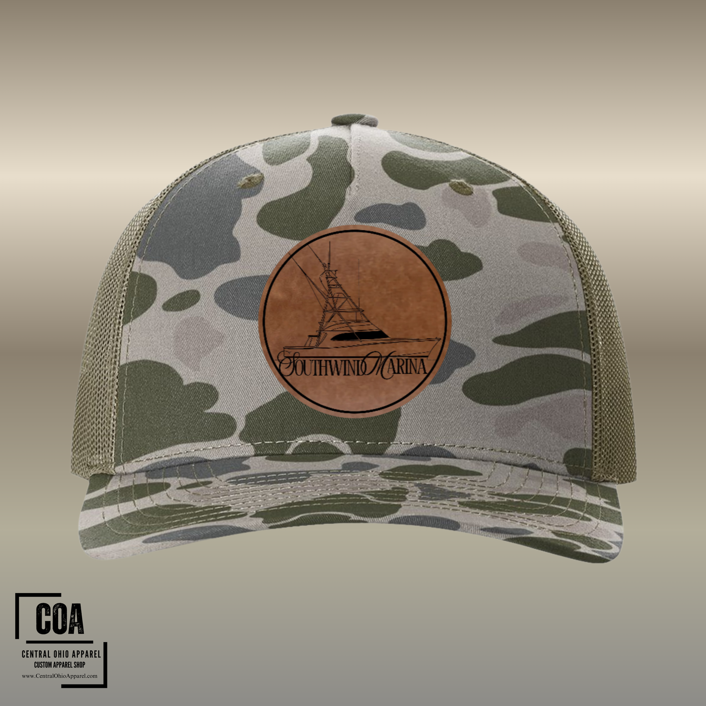Southwind Maria Leatherette Patch Hat Richardson 112pfp