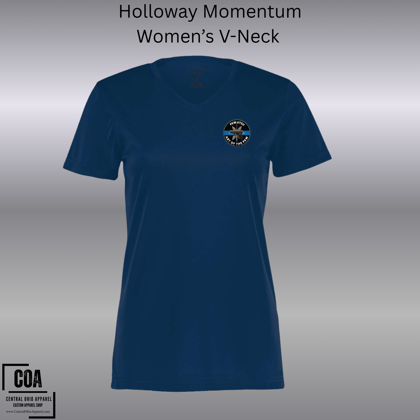 PEWJITSU Momentum Women's V-Neck Tee 222820