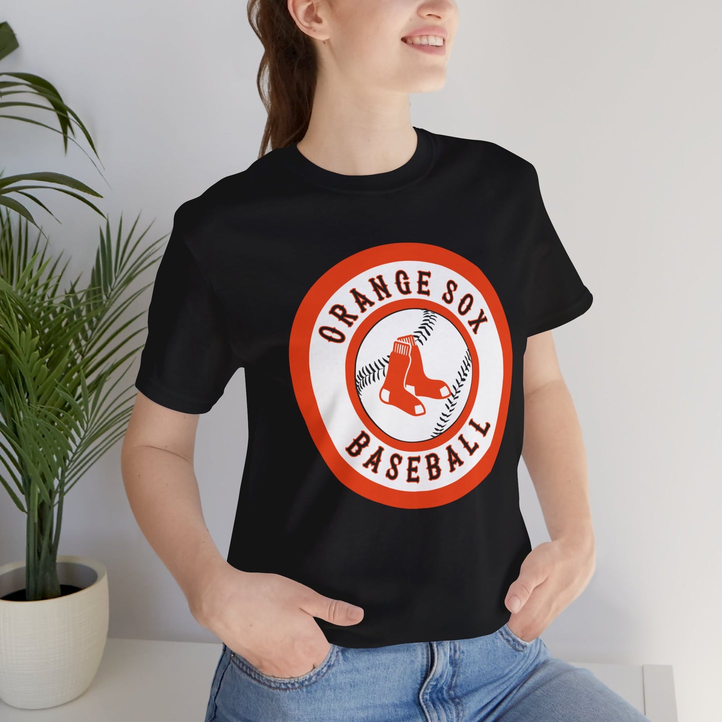 Orange Sox Short Sleeve Tee