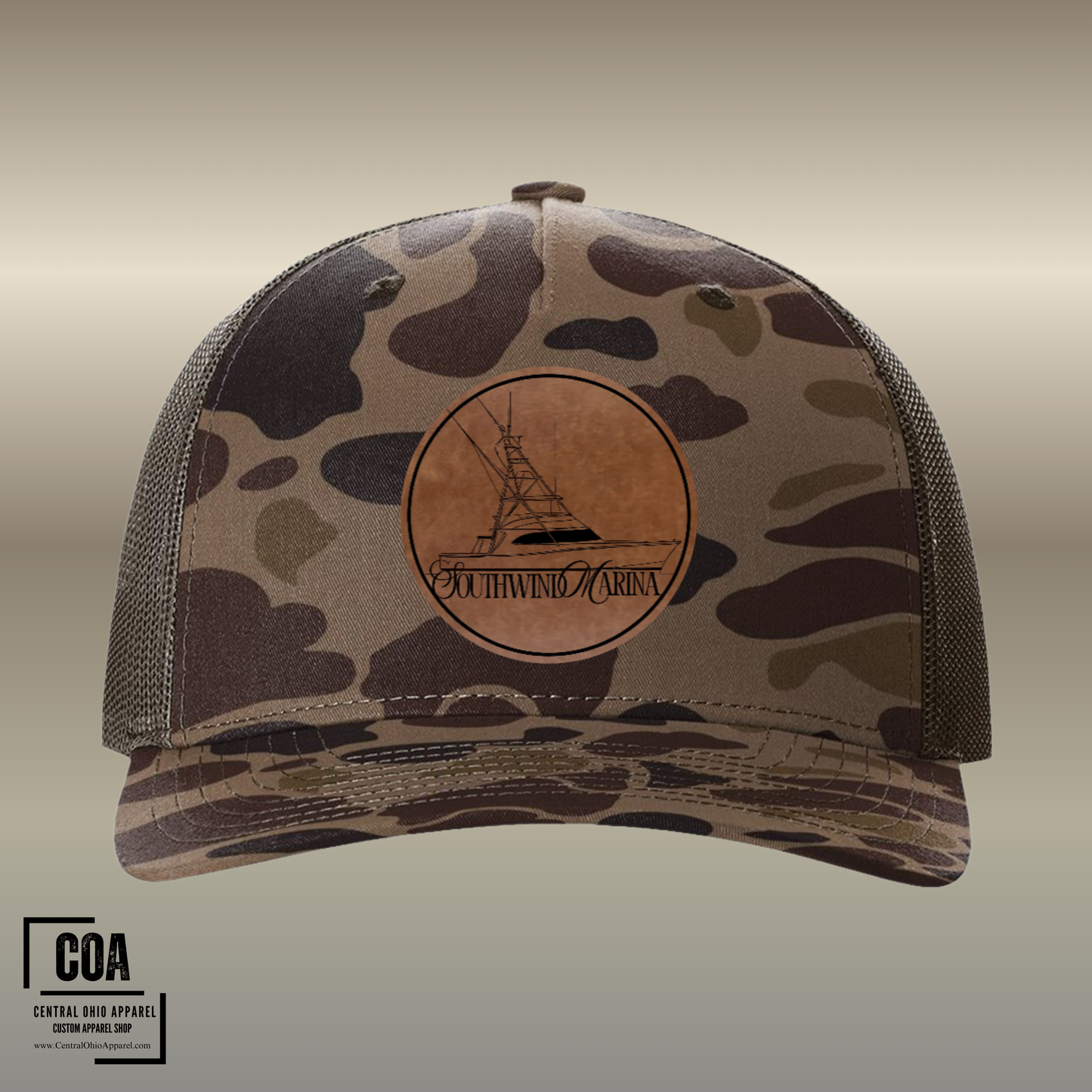 Southwind Maria Leatherette Patch Hat Richardson 112pfp