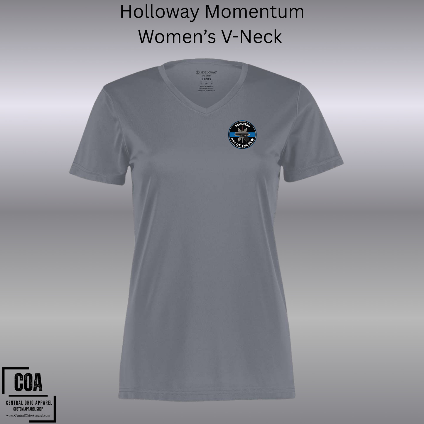 PEWJITSU Momentum Women's V-Neck Tee 222820