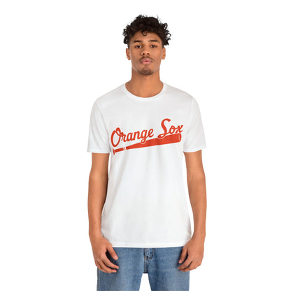 Orange Sox Short Sleeve Tee