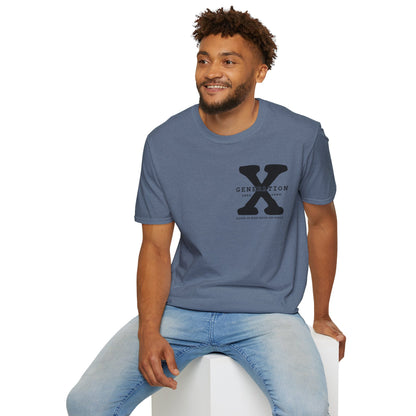 Generation X Softstyle T-Shirt Front and Back Print