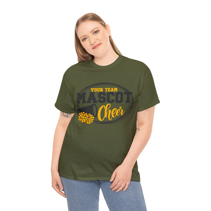 Custom School and Mascot CHEER T-Shirt