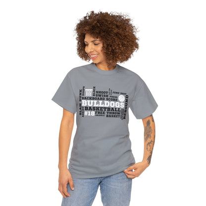 EK Bulldogs Basketball CUSTOM JERSEY # Unisex Heavy Cotton Tee